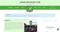 Desktop Screenshot of leidsebiologenclub.nl