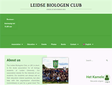 Tablet Screenshot of leidsebiologenclub.nl
